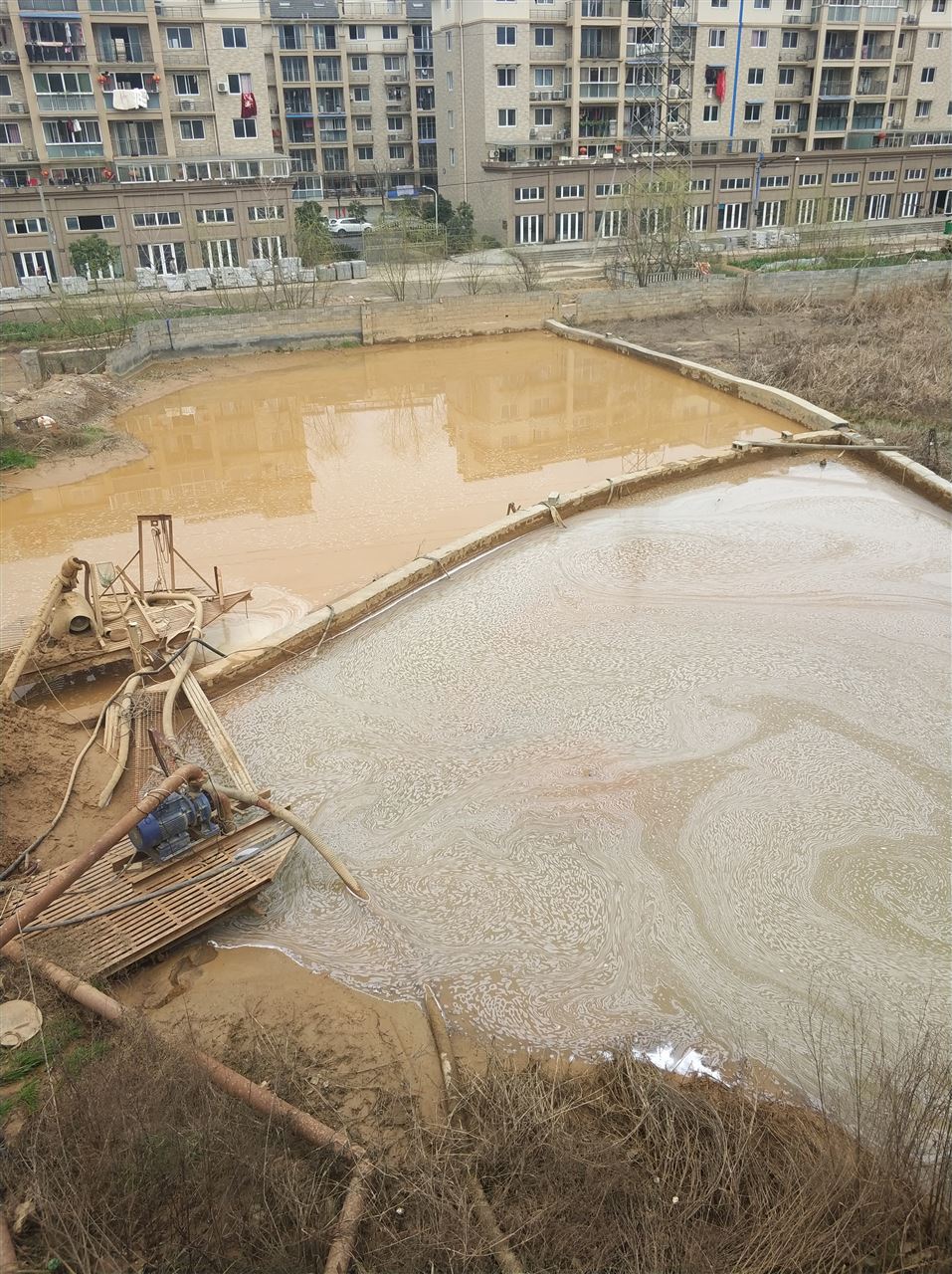清城沉淀池淤泥清理-厂区废水池淤泥清淤